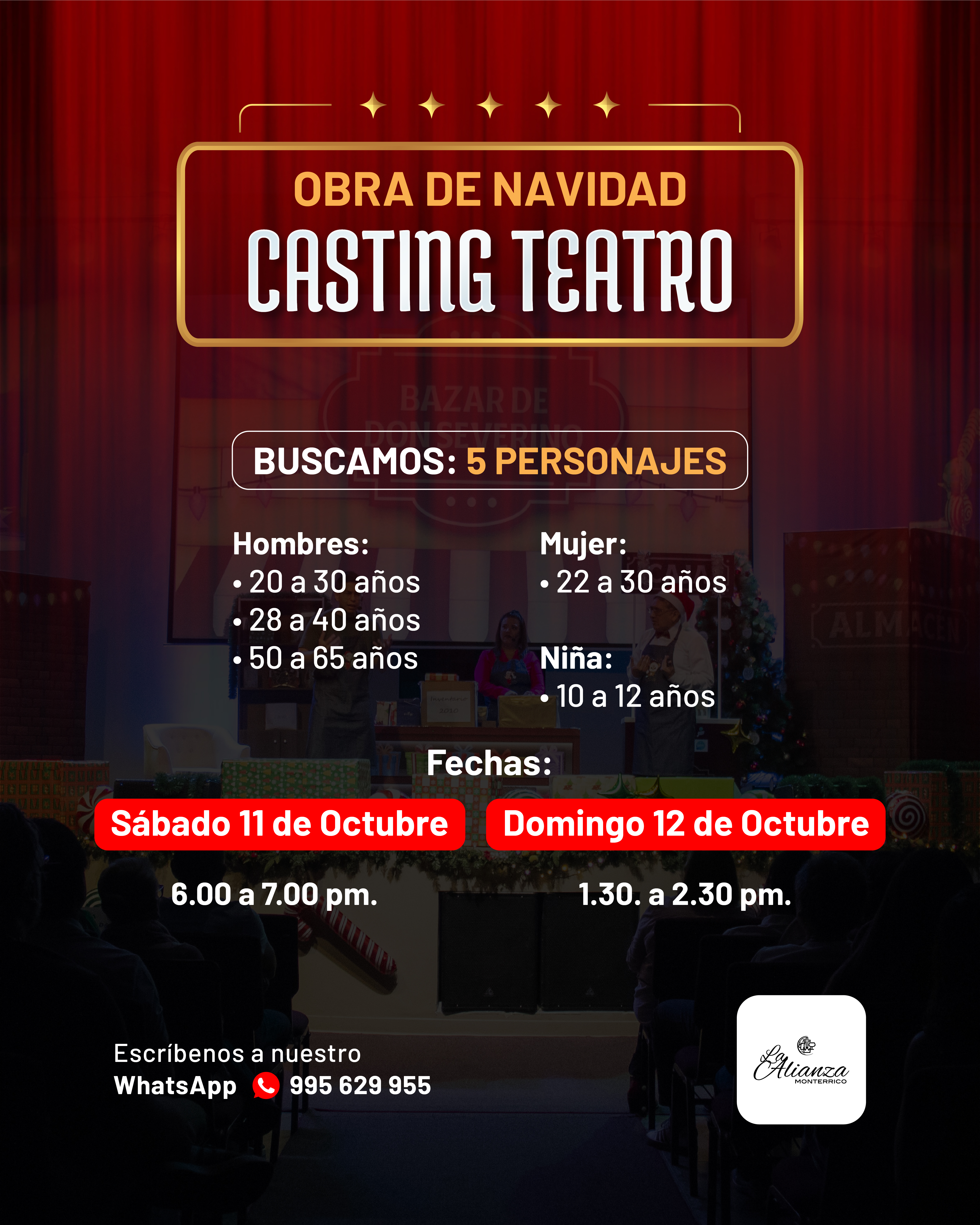 Obra de Navidad I Casting Teatro