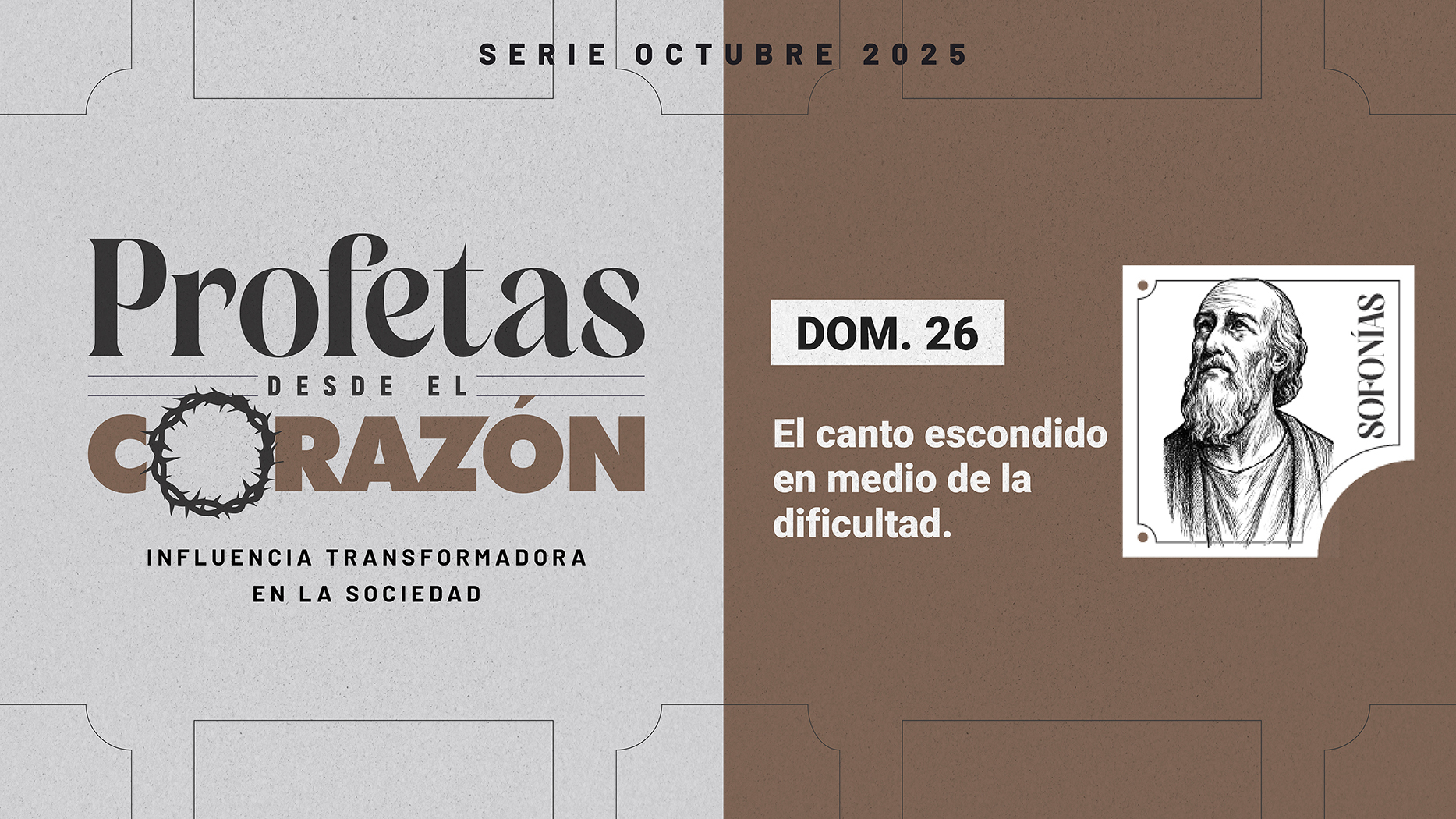 Tema 4 / Sofonías: El Canto escondido en medio de la dificultad